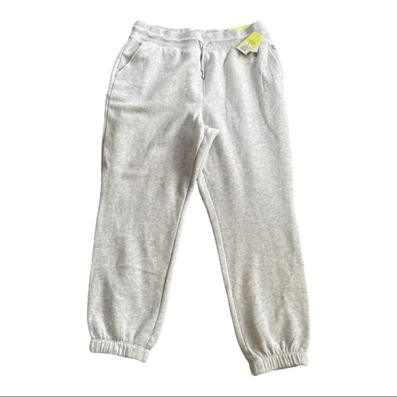 New ALL IN MOTION High-Rise Jogger Women Cotton Fleece Sweatpants Athletic Pants - Picture 2 of 4